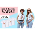 Süblimasyon Mikro Polyester Tişört Çocuk Beden - Görsel 4