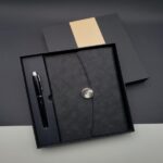 Siyah Toptan Ajanda Defter ve Kalem Seti