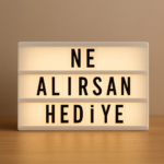 Işıklı Harfli Mesaj Panosu